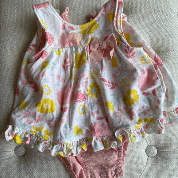 Baby Girl One Piece Floral - Picture 1 of 5